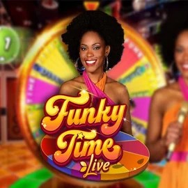 Live Casino logo of Funky Time from Evolution at Spinational Casino