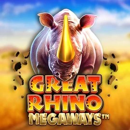 Great Rhino Megaways casino game by Pragmatic Play – featured logo at Spinational Casino