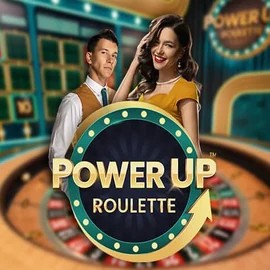 PowerUP Roulette slot icon by Pragmatic Play, available at Spinational Casino